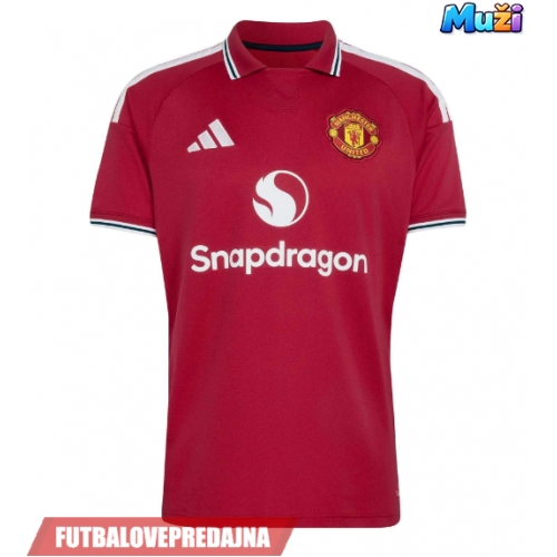 Lacne Muži Futbalové dres Manchester United Amad Diallo #16 2026-27 Krátky Rukáv - Domáci